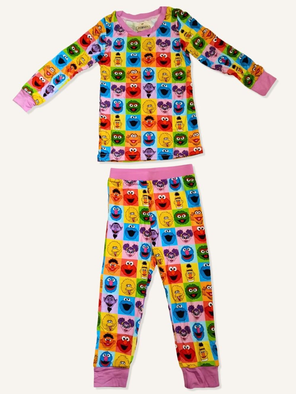 Bamboo Color Pop Friends Pajama Set 2T | Soft Stretch Toddler 2-Piece